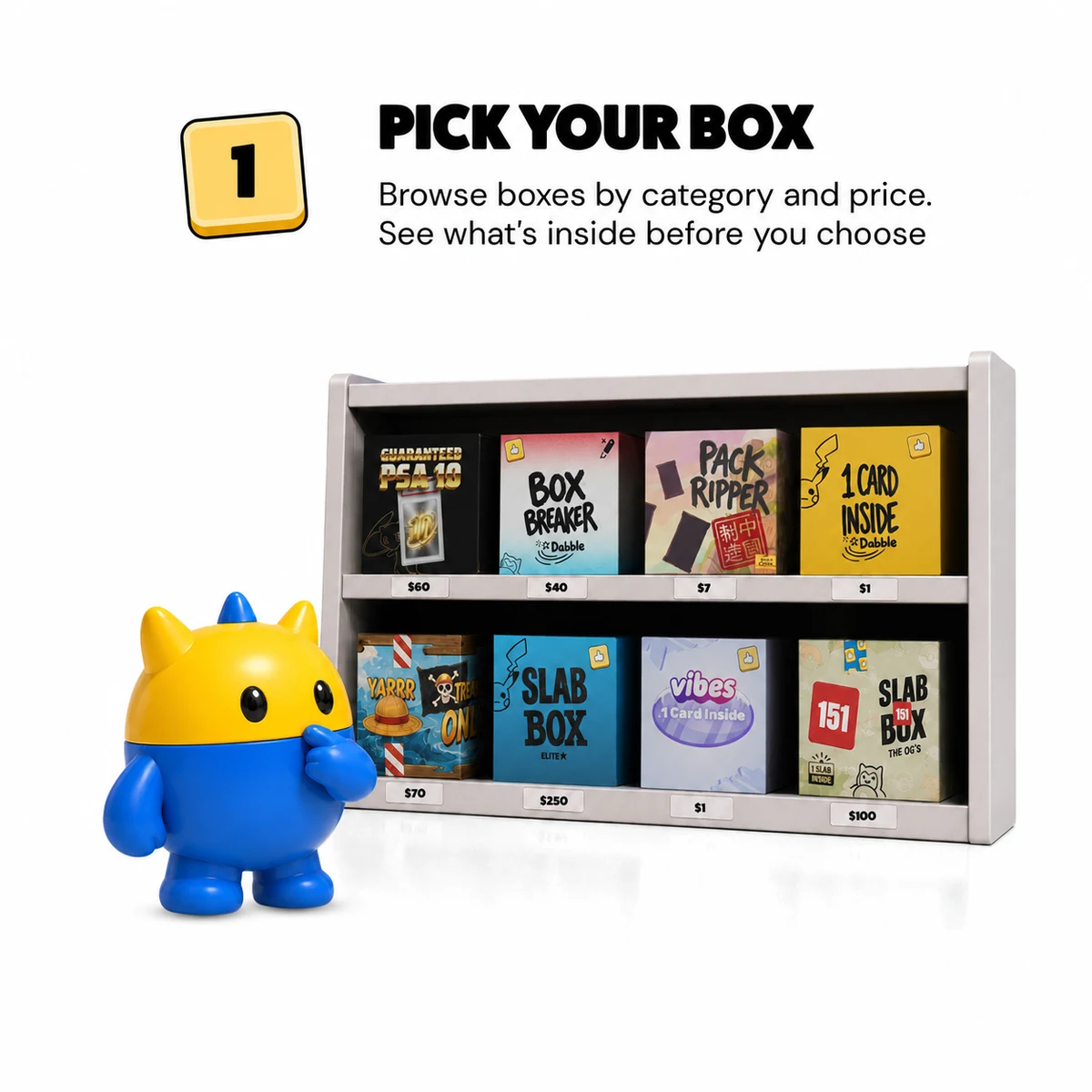 Step 1: Pick your box