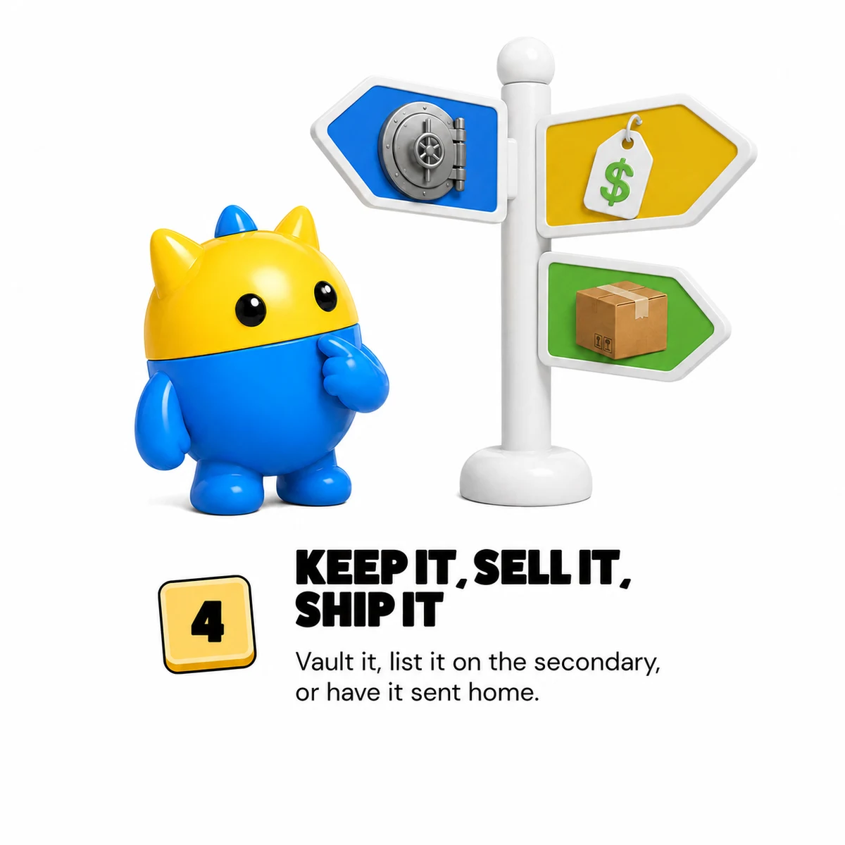 Step 4: Keep it, sell it, or ship it